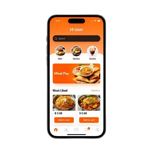 App screen: Browse 5000+ authentic dishes